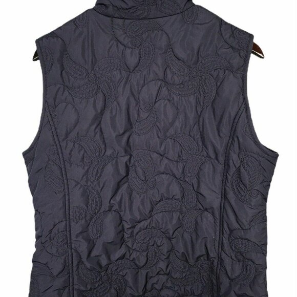 Pendleton Womens Quilted Vest Large Black Polyester Made In China - Picture 8 of 9